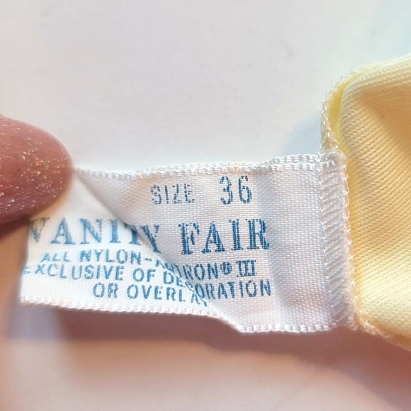 Vintage Vanity Fair nightgown house coat dress button down maxi robe yellow 36 - Picture 14 of 15